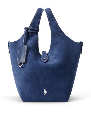 Polo Play Suede Small Tote & Crossbody