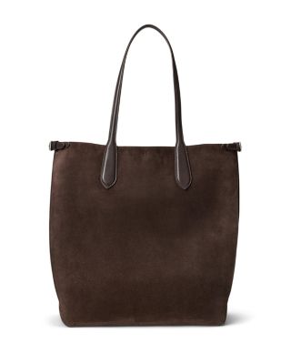Bellport Suede North-South Tote