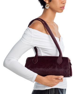 East West Leather Shoulder Bag