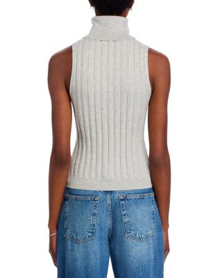 Padma Fine Knit Turtleneck Tank Top