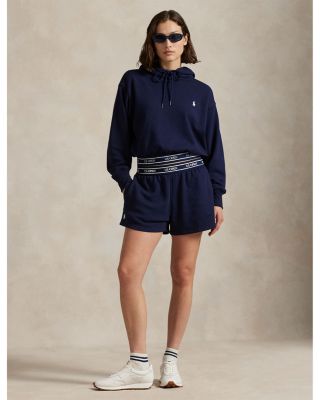 US Open Logo Waistband Cropped Hoodie