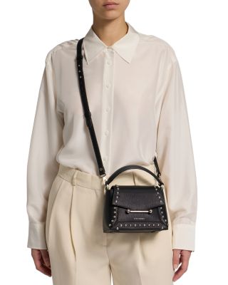 Mosaic Nano Studs Leather Crossbody Bag