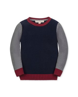 Organic Long Sleeve Crewneck Pullover Sweater - Little Kid, Big Kid