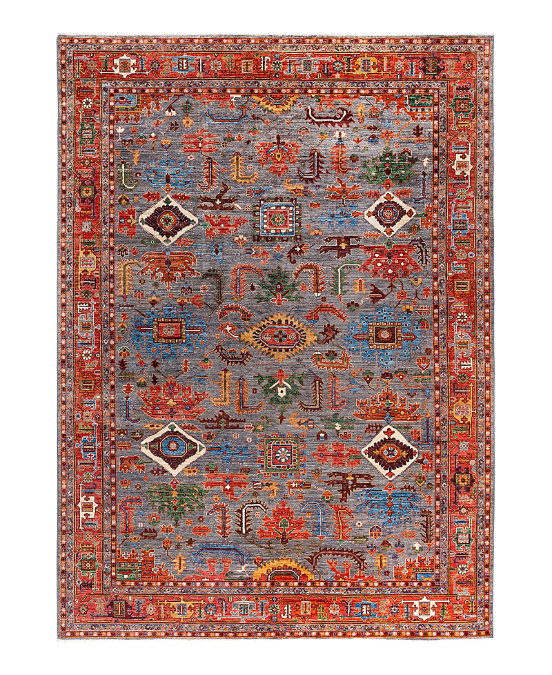 Bloomingdale's Serapi M0103-70 Area Rug, 10'0x13'10 In Gray