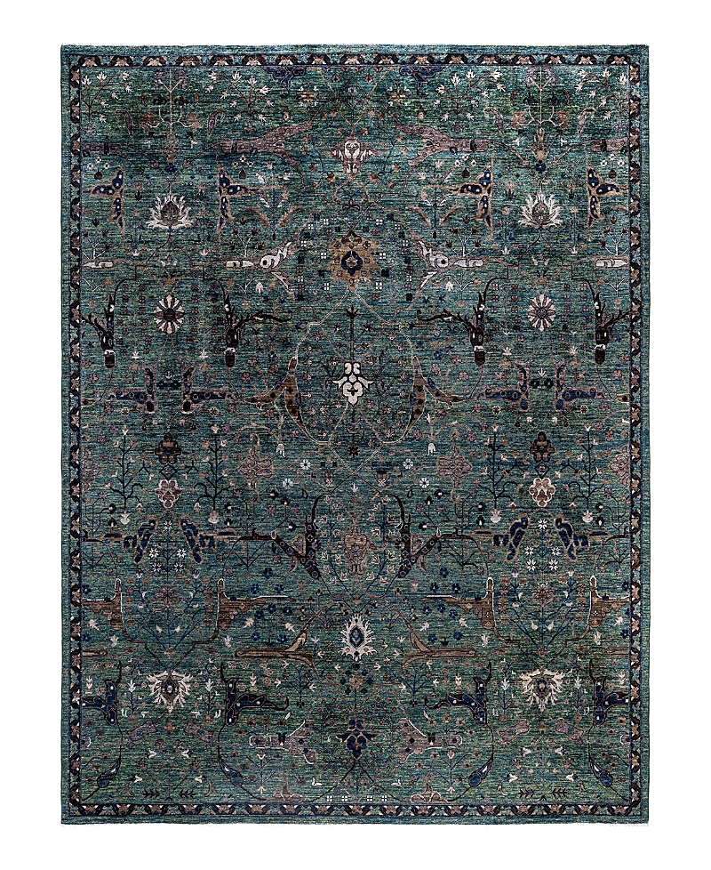 Bloomingdale's Serapi M0103-122 Area Rug, 9'1x12'0 In Green