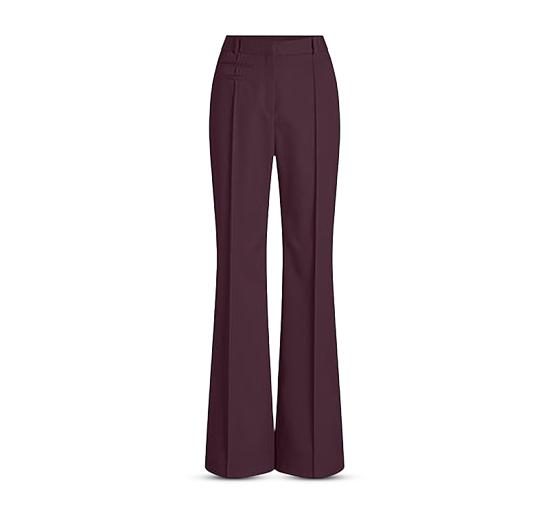 Hugo Boss Talimia Flared Leg Pants In Red