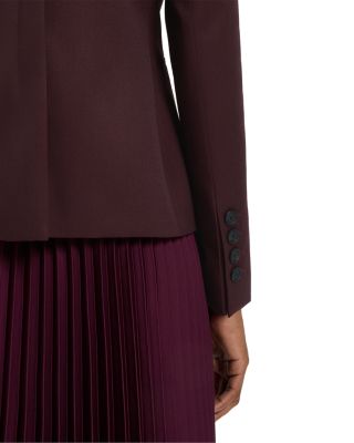 Jiamia Double Breasted Peak Lapel Blazer