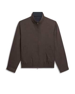 Straight Collar Reversible Moto Jacket