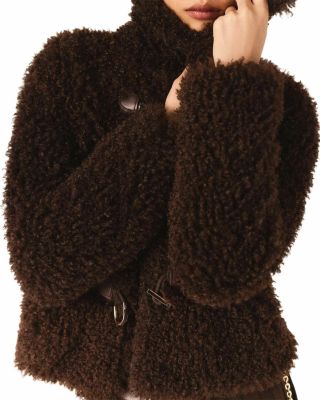 Short Boucl&eacute; Coat