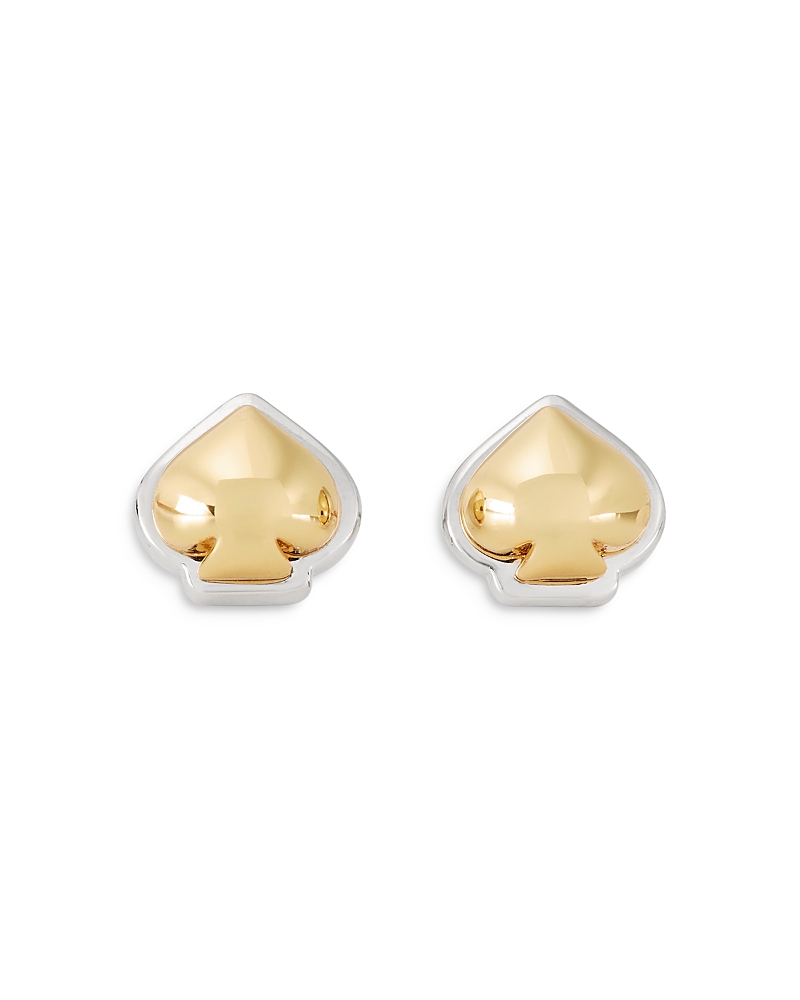 Kate Spade New York Sculpted Spade Mini Stud Earrings In Gold