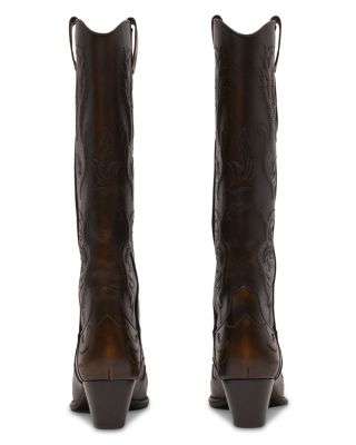 Women's Leather Cowboy Boots