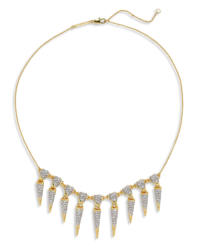 Alexis Bittar Alexis Bitar Solanales Pave Spear Statement Necklace, 16-18 In Gold