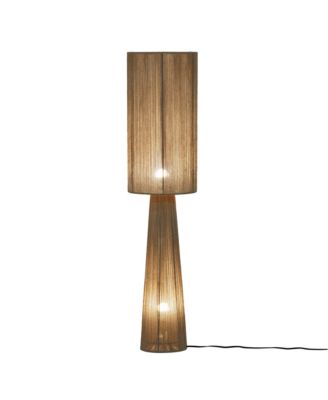 Cleopatra Cream Linen Floor Lamp