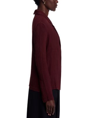 Hatching Pleats Jacket