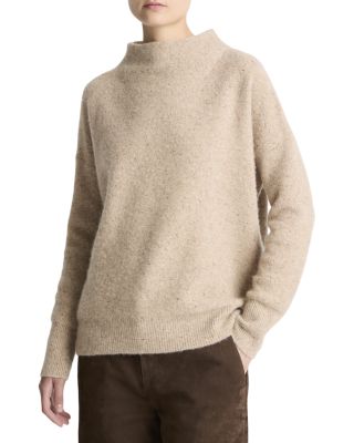 Cashmere Donegal Funnel Neck Sweater