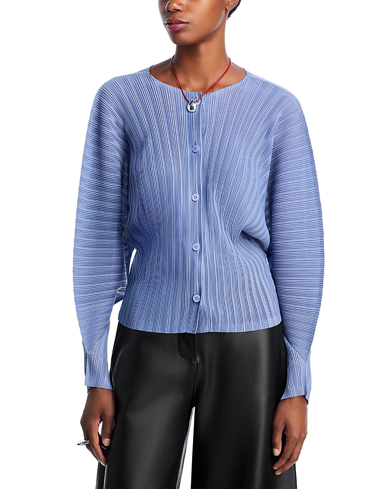 Pleats Please Issey Miyake Plisse Cardigan
