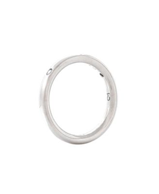 2.5mm Tendrement Etoiles Wedding Band Ring Platinum with 3 Diamonds