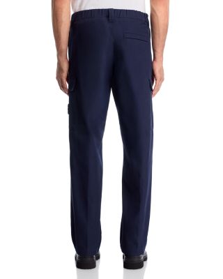 Relaxed Fit Trousers in Dark Blue