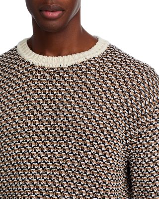 Textured Crewneck Sweater