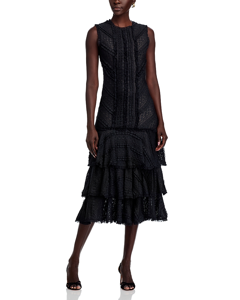 Cinq a Sept Maceio Lace Tiered Dress