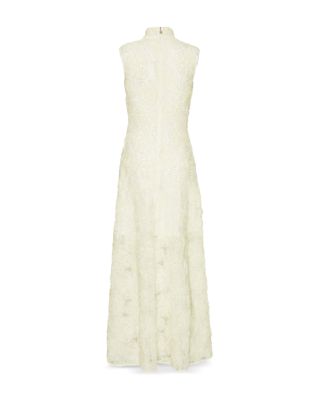 Flower Mesh Maxi Dress