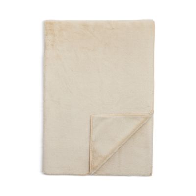 Rabbit Faux Fur Throw Blanket - Exclusive