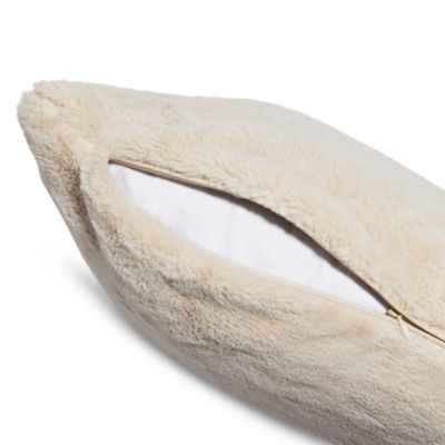 Rabbit Faux Fur Decorative Pillow, 20" x 20" - Exclusive