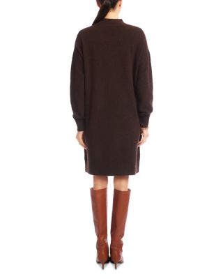 Mock Neck Sweater Dress