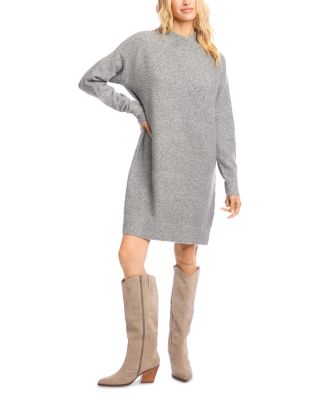 Mock Neck Sweater Dress