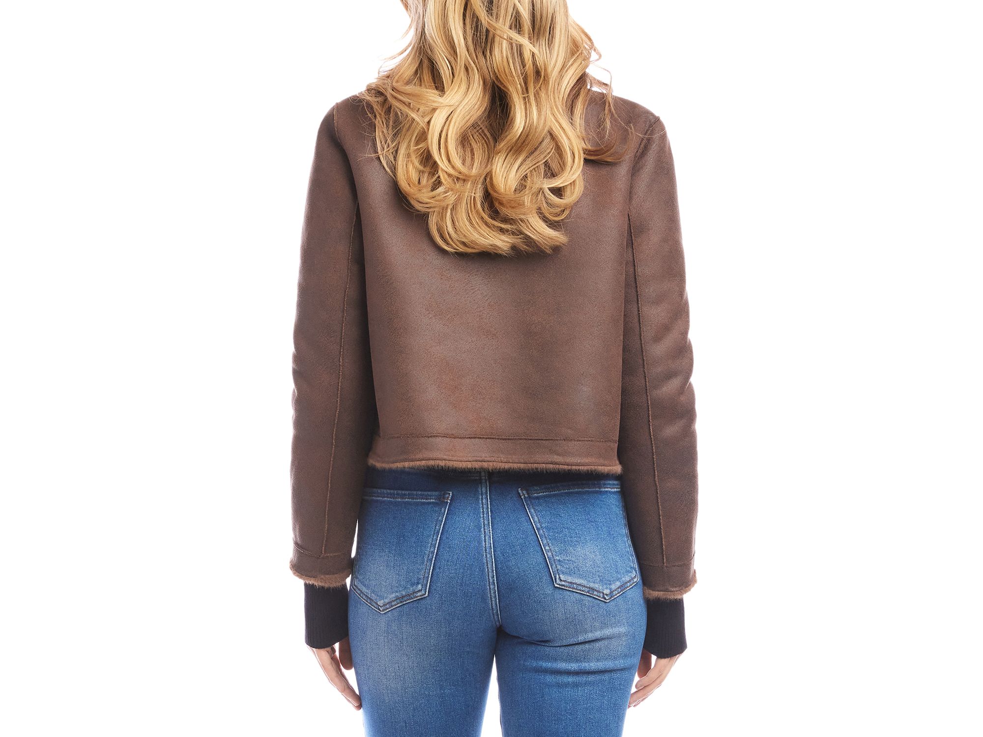 Reversible Faux Fur Jacket — Image 3