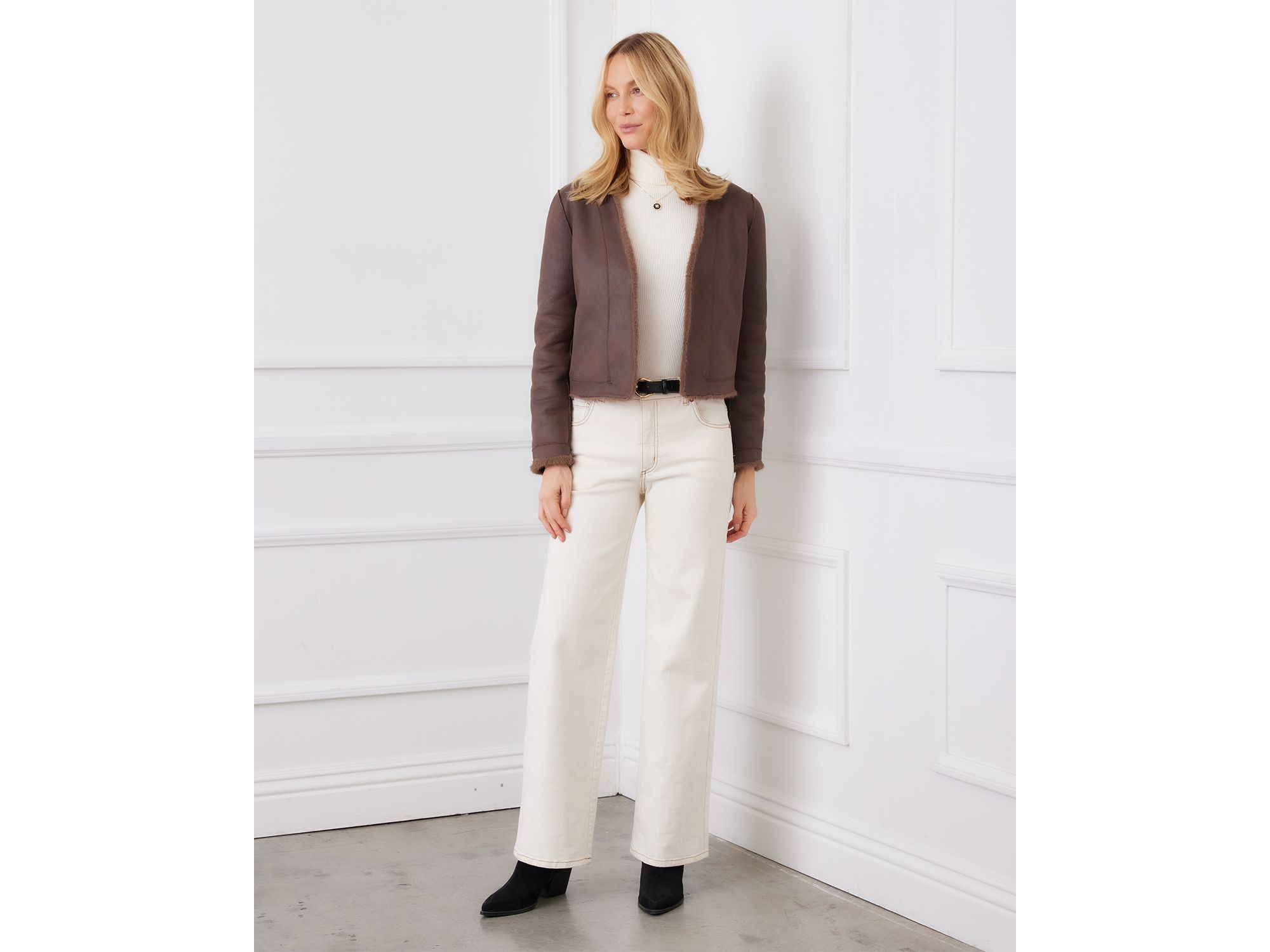 Reversible Faux Fur Jacket — Image 12