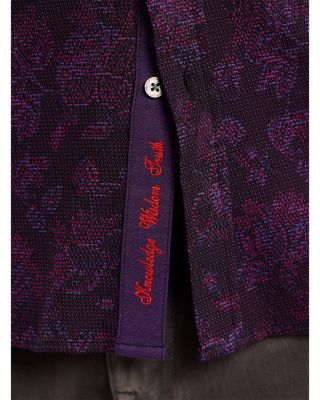 Hoyt Long Sleeve Printed Knit Shirt