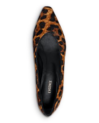 Women's Suzanne II Leopard Print Calf Hair Flats