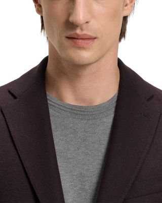 Hanry Slim Fit Tech Flannel Jersey Unstructured Sport Coat