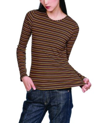 Venetian Stripe Long Sleeve Top