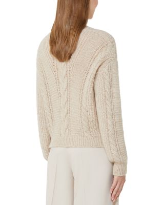 Crasso Crewneck Cable Knit Sweater