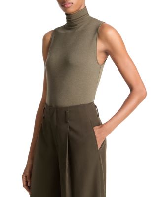 Turtleneck Sleeveless Top