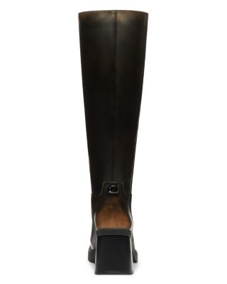 COACH Women's Sculpted C Leather Tall Boots