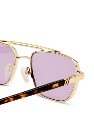 Le Mimi Aviator Sunglasses, 57mm