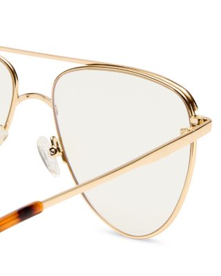 The Duke Rectangular Blue Light Glasses, 57mm