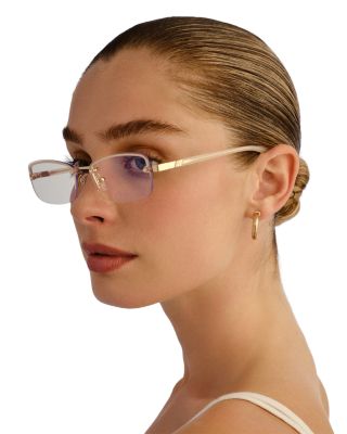 Enigmatic Rectangle Blue Light Glasses, 58mm
