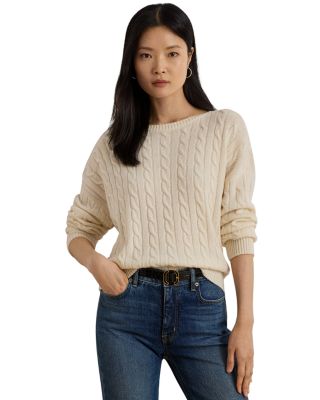 Cable-Knit Wool-Cashmere Sweater