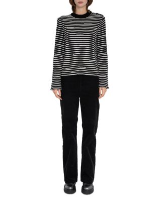 Spiky Wool & Cashmere Crewneck Sweater