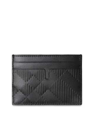 Embossed Check Card Case