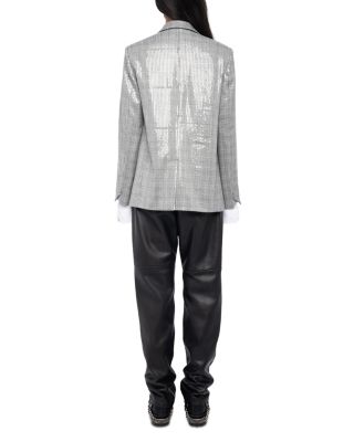 Vanille Sequined Blazer