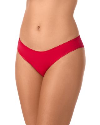 Cabana Cotton Blend Stretch Hip Bikini