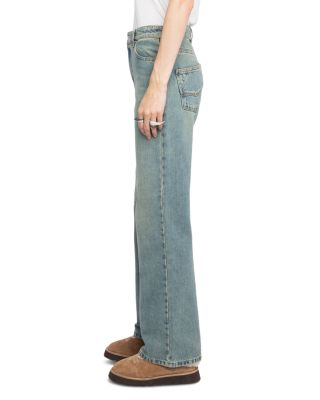 Evy Low Rise Bootcut Jeans in Light Blue