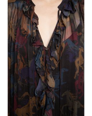 Ralicel Mousseline Horses Dress