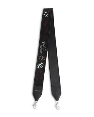 Punk Canvas Embroidered Bag Strap