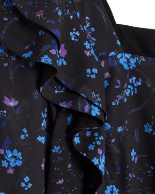 Girls' Floral Print Ruffled Top, Little Kid, Big Kid - Exclusive